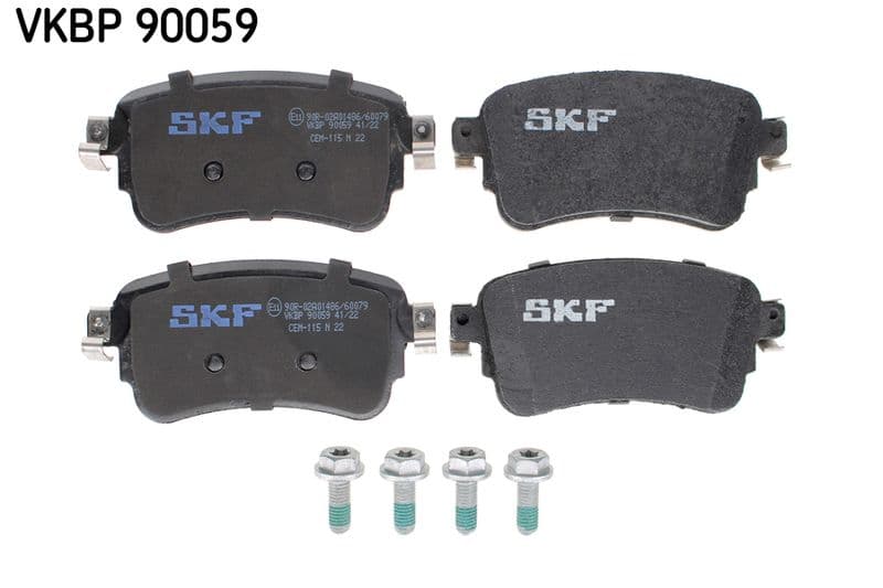set placute frana,frana disc SKF VKBP 90059