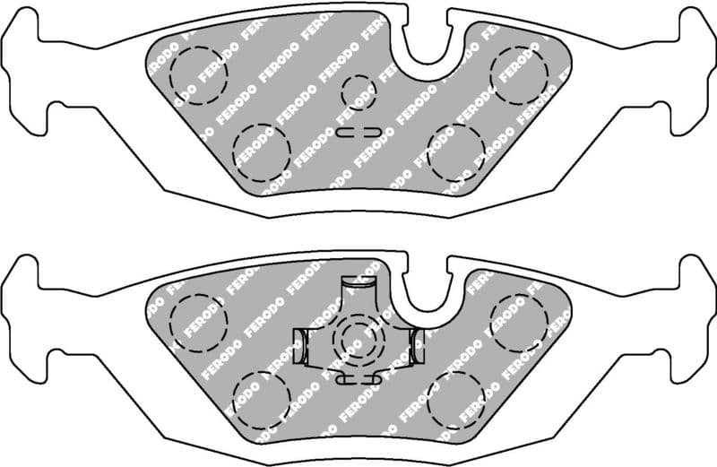 set placute frana,frana disc FERODO FCP296H
