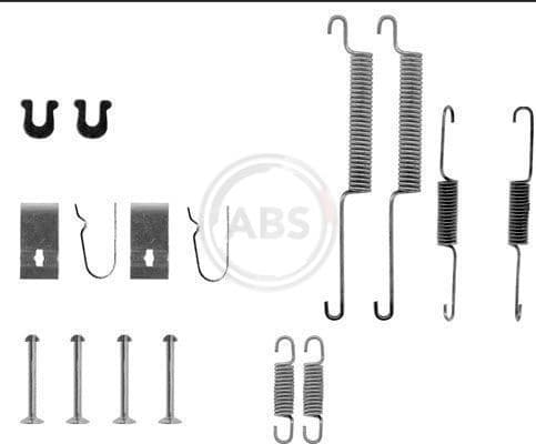 Set accesorii, sabot de frana ABS 0668Q