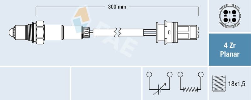 Sonda Lambda FAE 77252