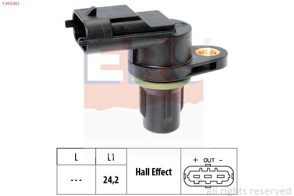 senzor,pozitie ax cu came EPS Made in Italy - OE Equivalent 1.953.651