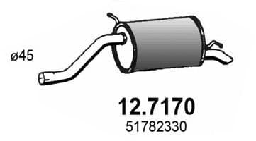 Toba esapament finala ASSO 12.7170