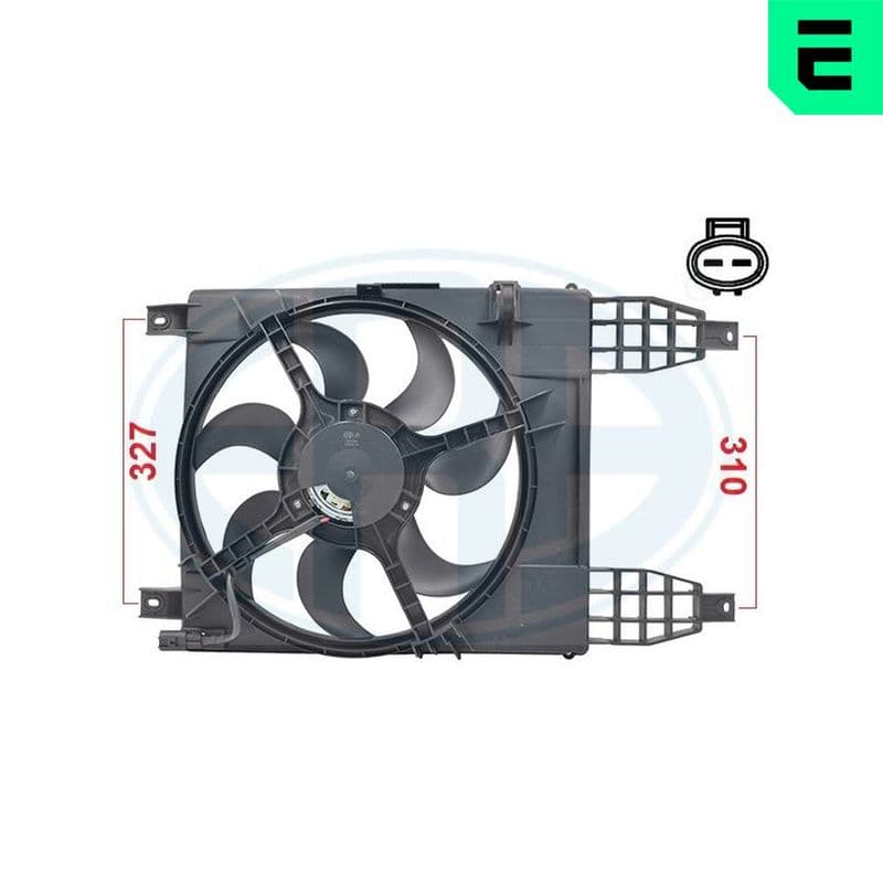 Ventilator, radiator ERA 352088