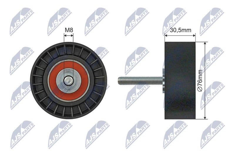 rola intinzator,curea transmisie NTY RNK-FR-059