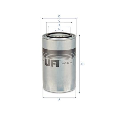 filtru combustibil UFI 24.313.00