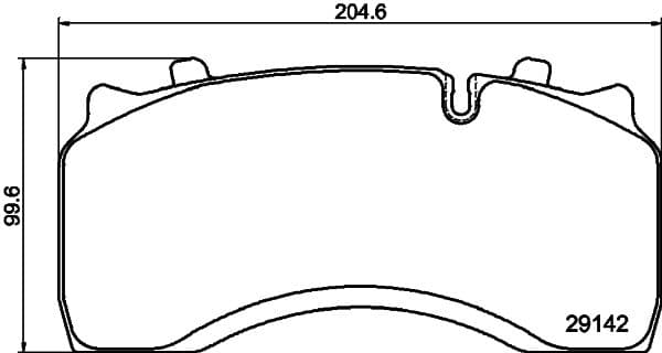 set placute frana,frana disc TEXTAR 2914204