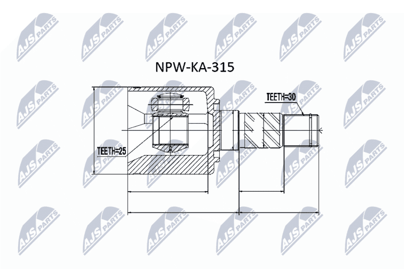 Set articulatie, planetara NTY NPW-KA-315