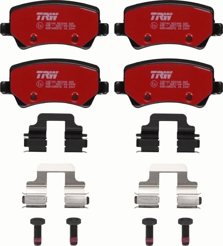 set placute frana,frana disc TRW DTEC COTEC GDB1685DTE
