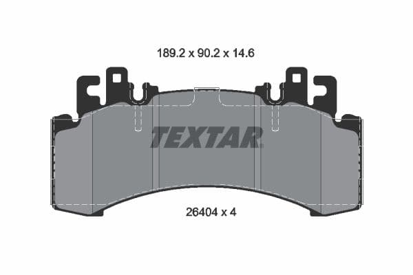 set placute frana,frana disc TEXTAR Q+ 2640401