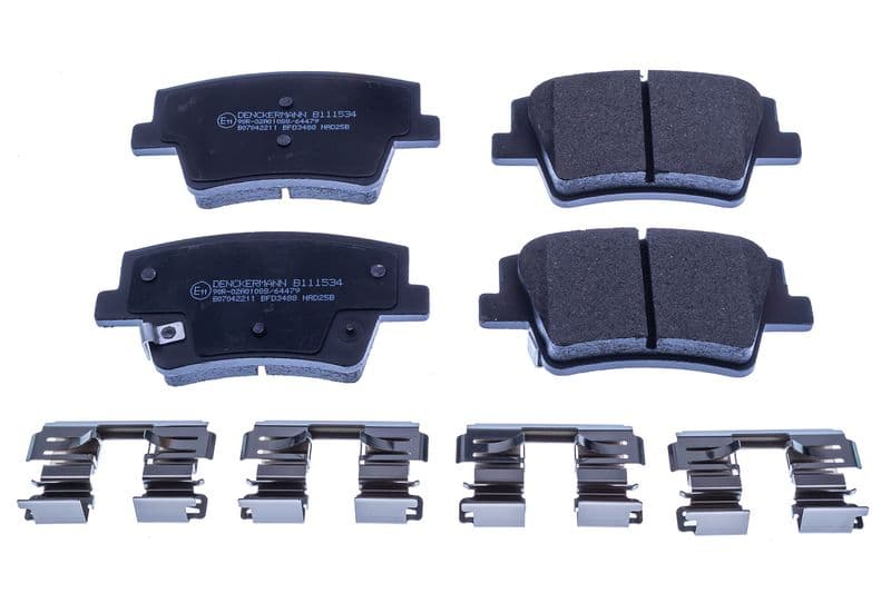 set placute frana,frana disc DENCKERMANN B111534