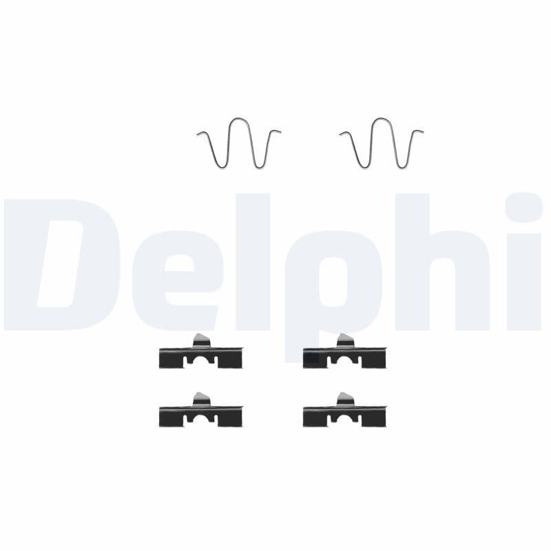 Set accesorii, placute frana DELPHI LX0231