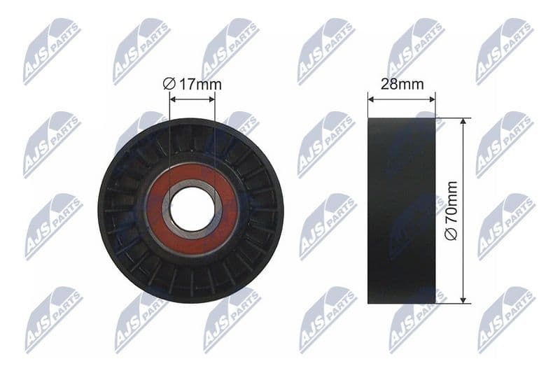 rola intinzator,curea transmisie NTY RNK-FT-004