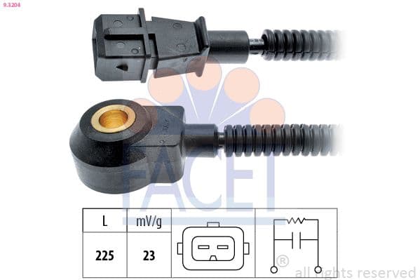 Senzor batai FACET Made in Italy - OE Equivalent 9.3204