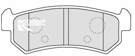 set placute frana,frana disc MOTAQUIP LVXL1177