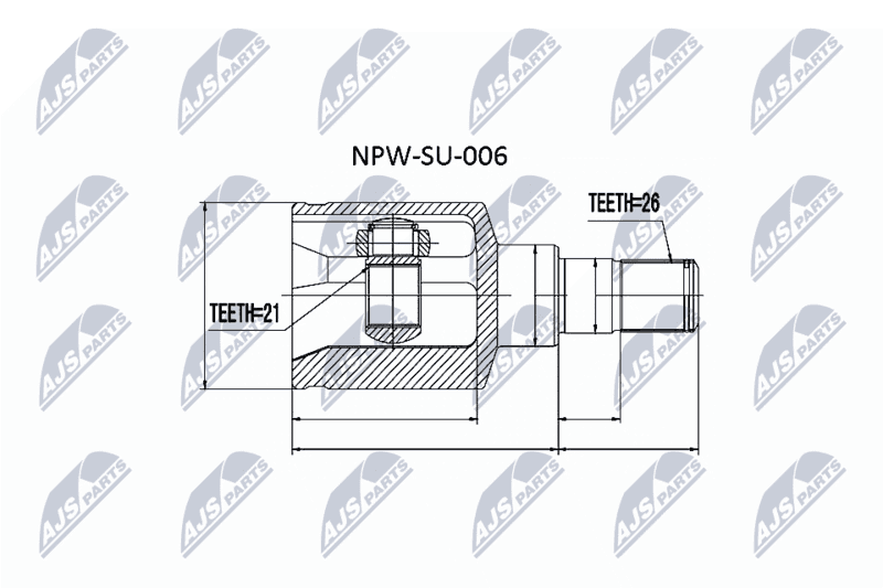 Set articulatie, planetara NTY NPW-SU-006