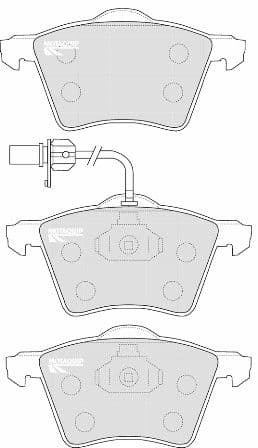 set placute frana,frana disc MOTAQUIP LVXL1130