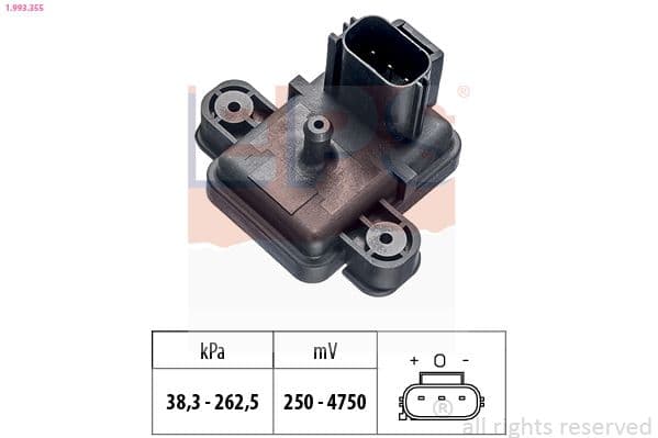 senzor presiune aer EPS Made in Italy - OE Equivalent 1.993.355