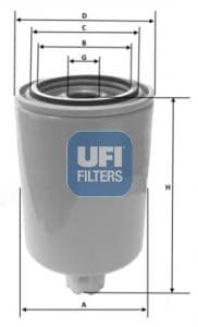 filtru combustibil UFI 24.039.00