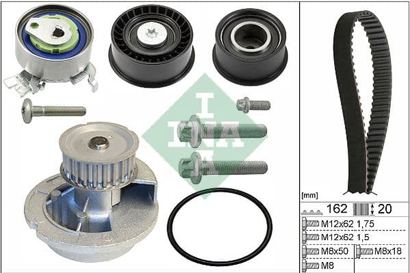 Set pompa apa + curea dintata Schaeffler INA 530 0443 31