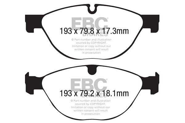 set placute frana,frana disc EBC Brakes DP42191R