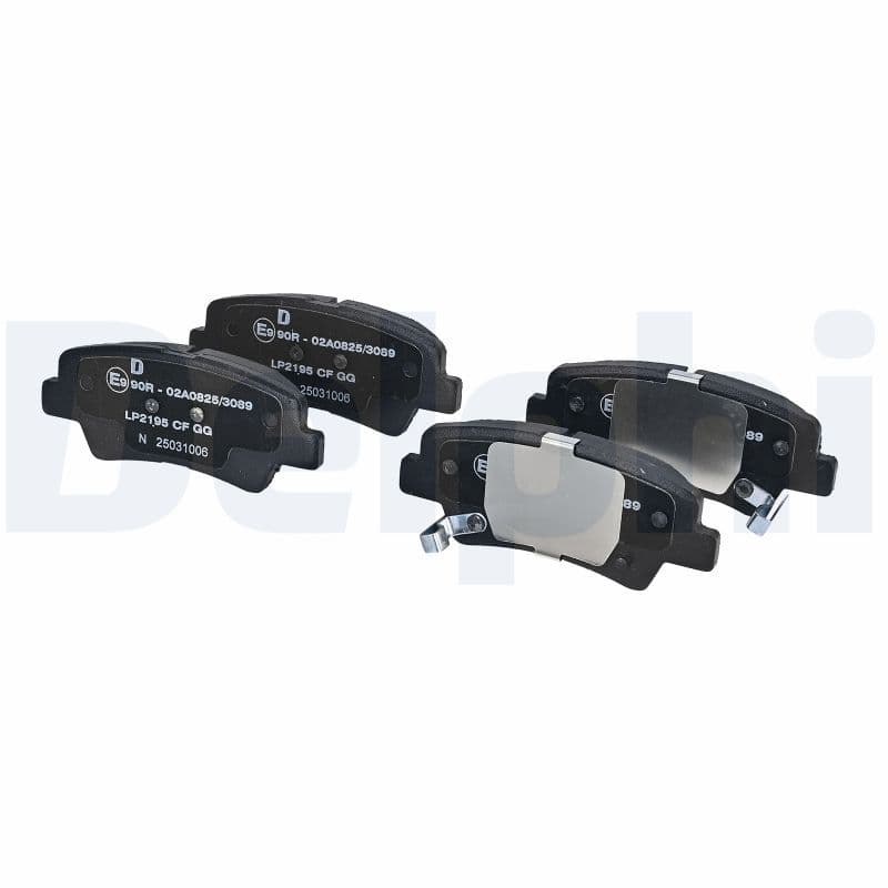 set placute frana,frana disc DELPHI LP2195
