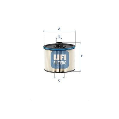 filtru combustibil UFI 26.195.00