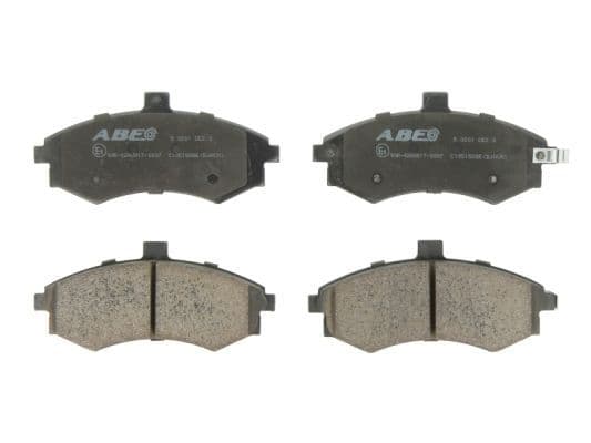 set placute frana,frana disc ABE C10515ABE
