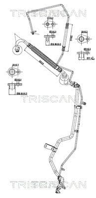 conducta presiune variabila,aer conditionat TRISCAN 9010 28090