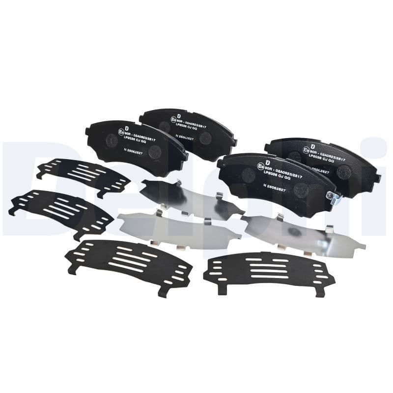 set placute frana,frana disc DELPHI LP2036