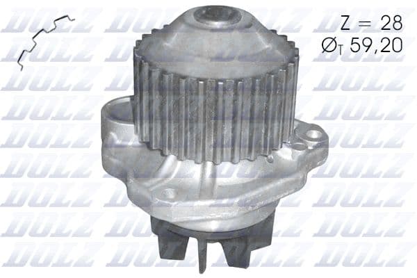 Pompă de apă, răcire motor DOLZ C123