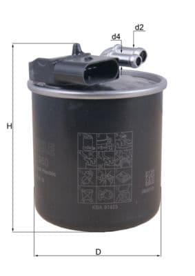 filtru combustibil MAHLE KL 950