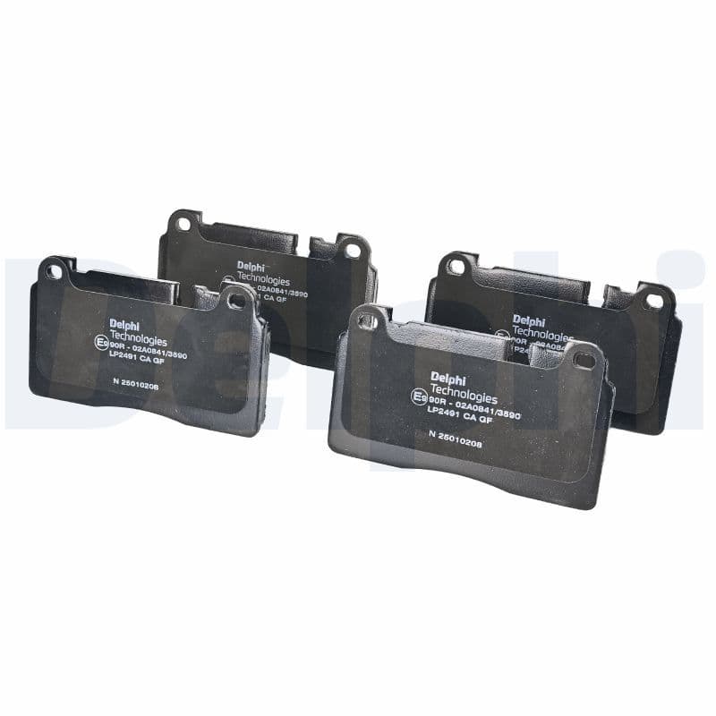 set placute frana,frana disc DELPHI LP2491