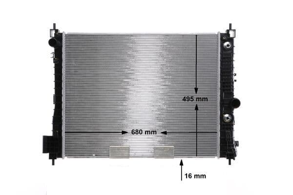 Radiator, racire motor MAHLE BEHR CR 2263 000S