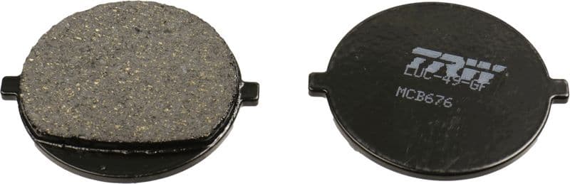 set placute frana,frana disc TRW MCB676