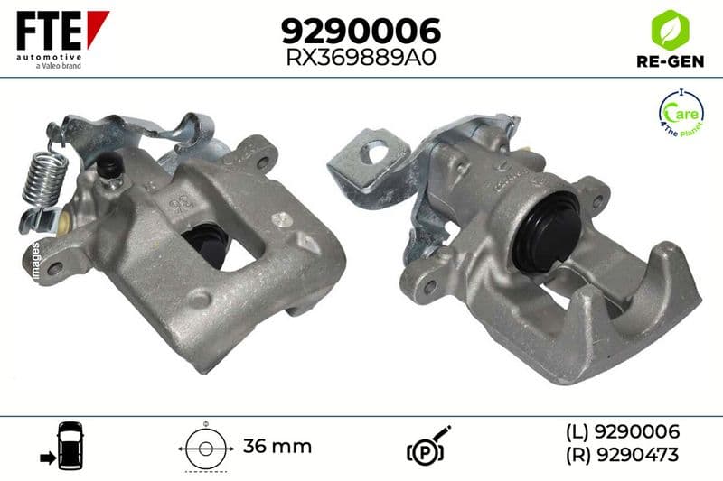 Etrier frana FTE 9290006