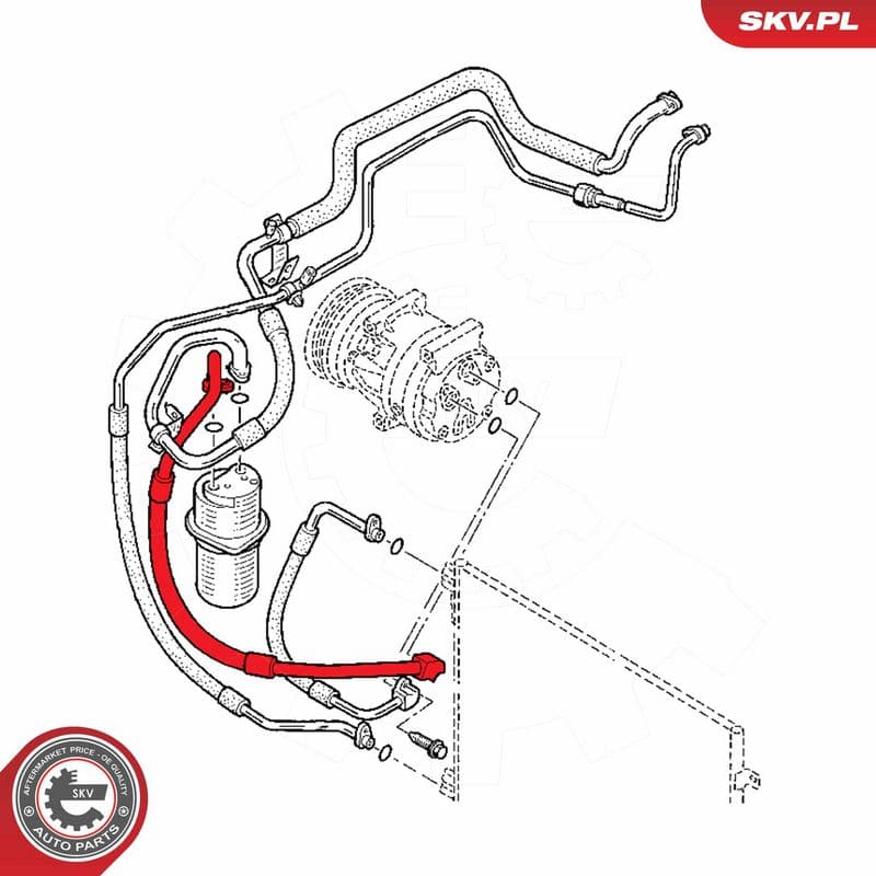 conducta inalta presiune,aer conditionat ESEN SKV 43SKV543