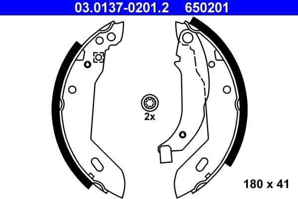 Set saboti frana ATE 03.0137-0201.2