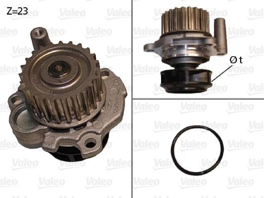 Pompă de apă, răcire motor VALEO 506532