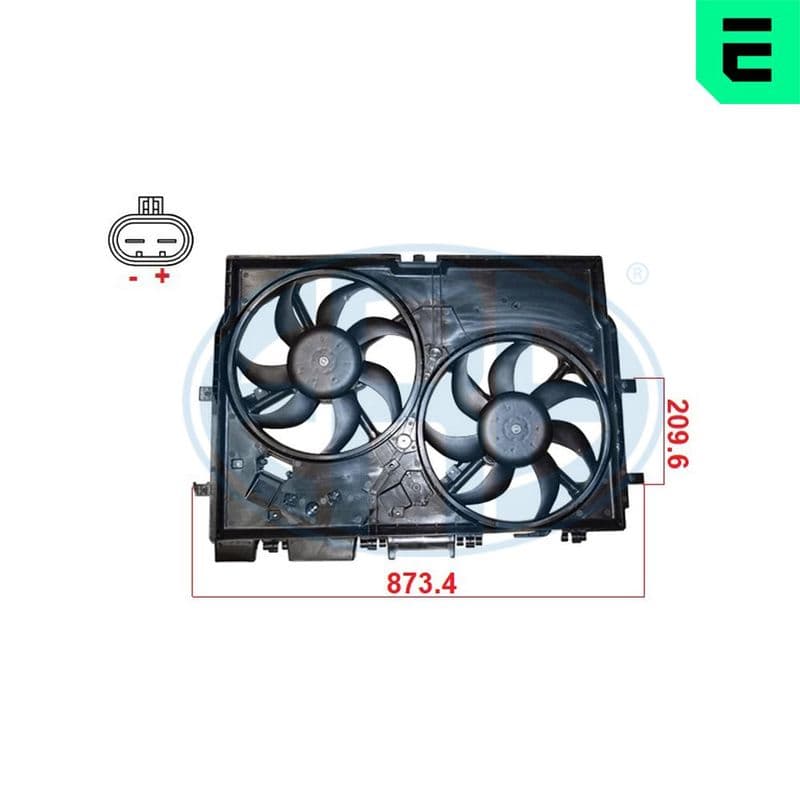Ventilator, radiator ERA 352144