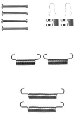 set accesorii, saboti frana parcare TEXTAR 97035000