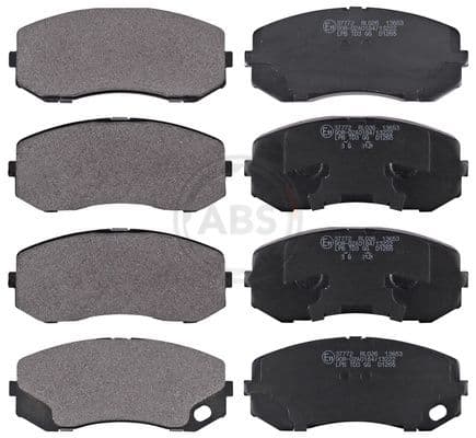 set placute frana,frana disc ABS 37772