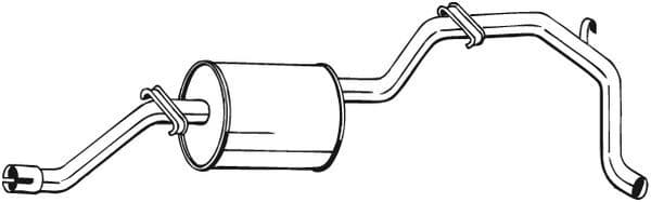 Toba esapament finala BOSAL 285-413