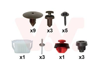Set montaj, aripa laterala VAN WEZEL 4422796