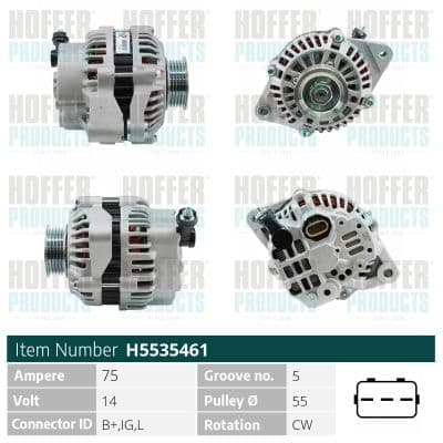 Generator / Alternator MEAT & DORIA H5535461