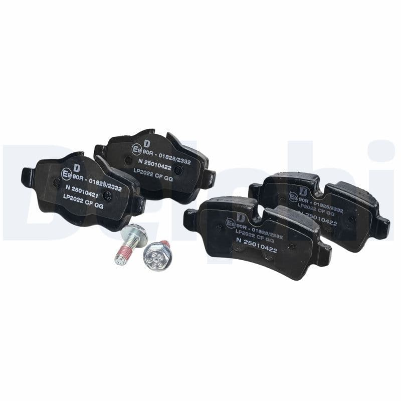 set placute frana,frana disc DELPHI LP2022