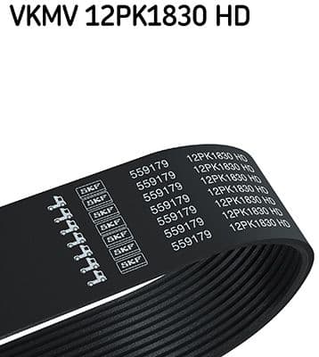 Curea transmisie cu caneluri SKF VKMV 12PK1830 HD