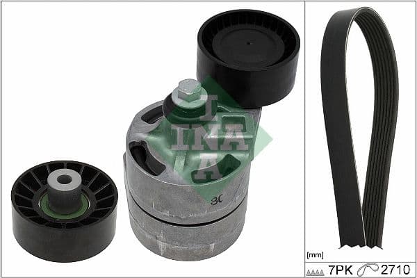 Set curea transmisie cu caneluri Schaeffler INA 529 0388 10