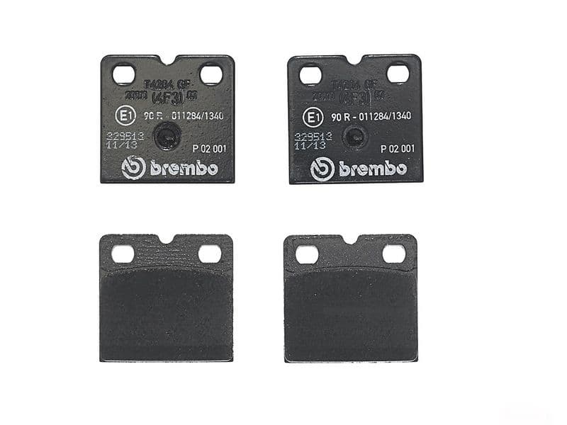 set placute de frana,frana de parcare cu disc BREMBO PRIME LINE P 02 001
