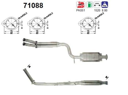 Catalizator AS-PL 71088