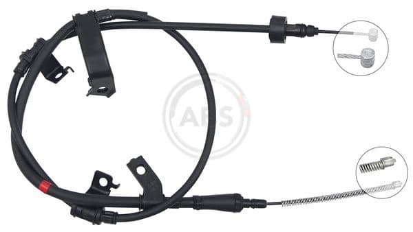 Cablu, frana de parcare ABS K17474